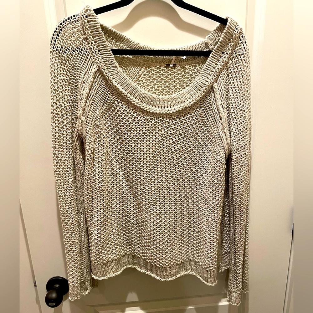 Woven Free People sweater
